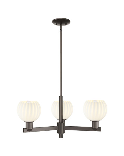 Arcadia Three Light Pendant in Oil Rubbed Bronze (405|716-3CR-OB-G1217-6WV)
