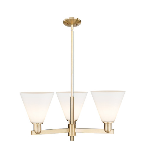 Arcadia Three Light Pendant in Champagne Bronze (405|716-3CR-CB-GBC-81)