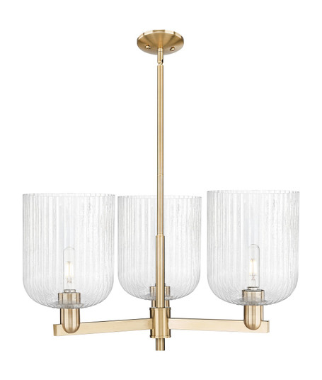 Arcadia Three Light Pendant in Champagne Bronze (405|716-3CR-CB-G559-8SDY)