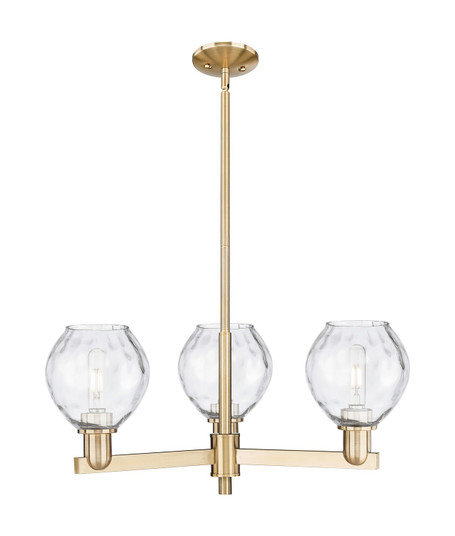 Arcadia Three Light Pendant in Champagne Bronze (405|716-3CR-CB-G362)
