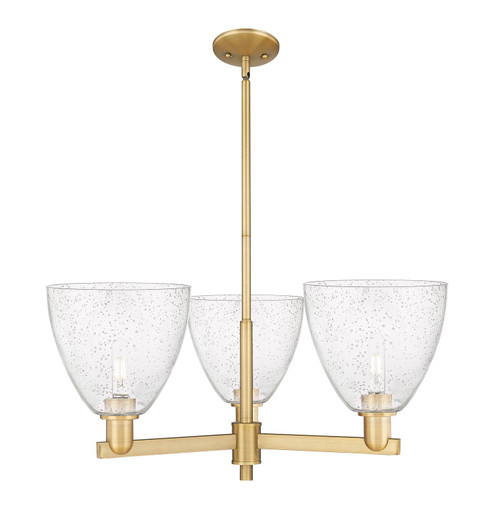 Arcadia Three Light Pendant in Brushed Brass (405|716-3CR-BB-GBD-94)