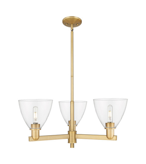 Arcadia Three Light Pendant in Brushed Brass (405|716-3CR-BB-GBD-752)