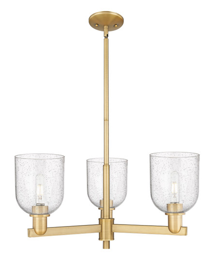 Arcadia Three Light Pendant in Brushed Brass (405|716-3CR-BB-G558-6SDY)