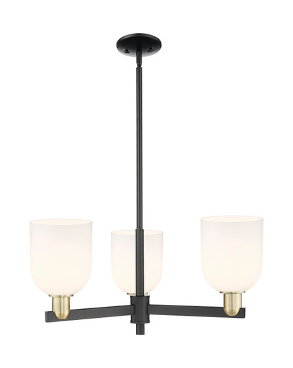 Arcadia Three Light Pendant in Black Antique Brass (405|716-3CR-BAB-G558-6GWH)