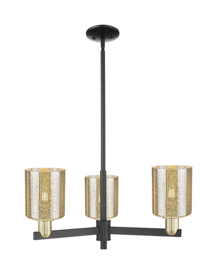 Arcadia Three Light Pendant in Black Antique Brass (405|716-3CR-BAB-G116)