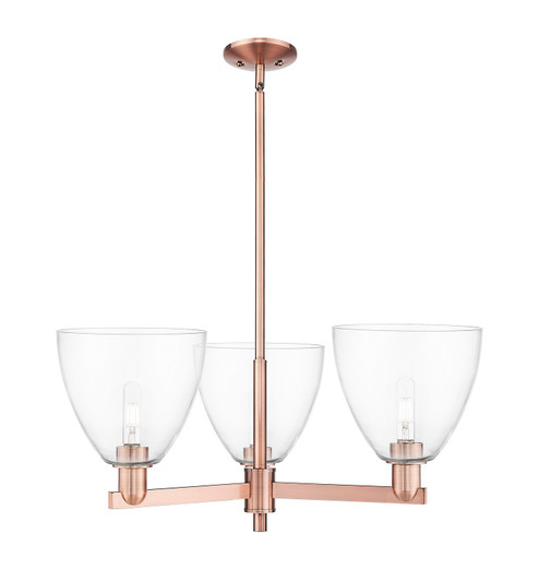 Arcadia Three Light Pendant in Antique Copper (405|716-3CR-AC-GBD-92)