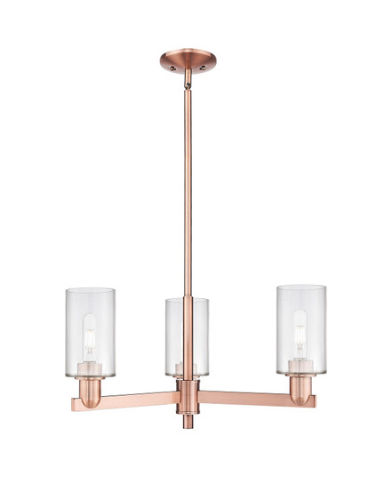 Arcadia Three Light Pendant in Antique Copper (405|716-3CR-AC-G802)