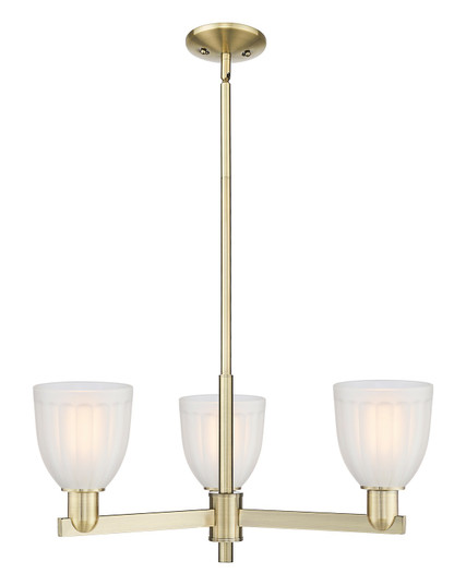 Arcadia Three Light Pendant in Antique Brass (405|716-3CR-AB-G441)