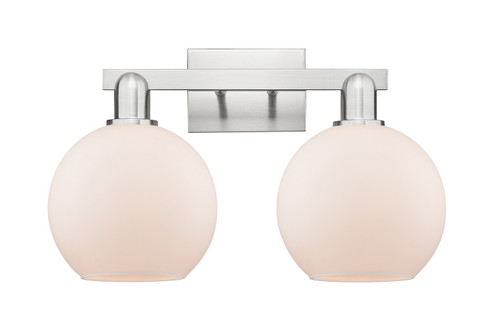 Arcadia Two Light Bath Vanity in Brushed Satin Nickel (405|716-2W-SN-G121-8)