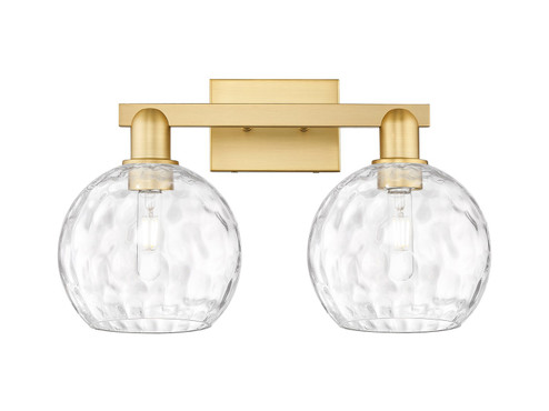 Arcadia Two Light Bath Vanity in Satin Gold (405|716-2W-SG-G1215-8)