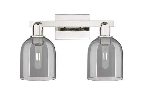 Arcadia Two Light Bath Vanity in Polished Nickel (405|716-2W-PN-G558-6SM)