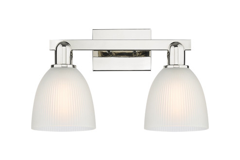 Arcadia Two Light Bath Vanity in Polished Nickel (405|716-2W-PN-G381)
