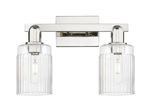 Arcadia Two Light Bath Vanity in Polished Nickel (405|716-2W-PN-G342)