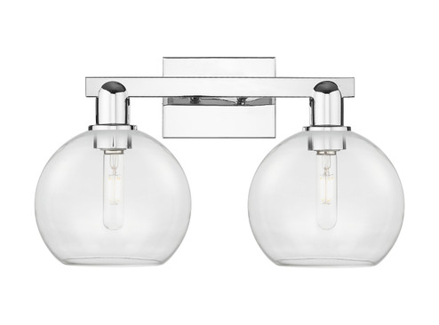 Arcadia Two Light Bath Vanity in Polished Chrome (405|716-2W-PC-G122-8)