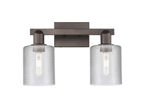 Arcadia Two Light Bath Vanity in Oil Rubbed Bronze (405|716-2W-OB-G112)