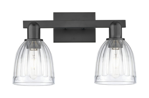 Arcadia Two Light Bath Vanity in Matte Black (405|716-2W-BK-G442)