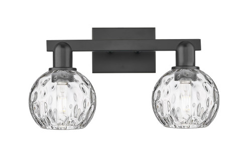 Arcadia Two Light Bath Vanity in Matte Black (405|716-2W-BK-G1215-6)