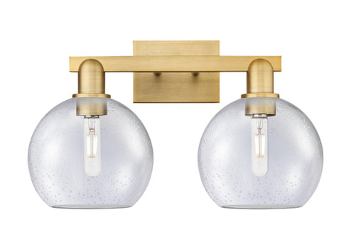 Arcadia Two Light Bath Vanity in Brushed Brass (405|716-2W-BB-G124-8)