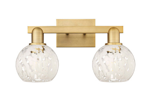 Arcadia Two Light Bath Vanity in Brushed Brass (405|716-2W-BB-G121-6)