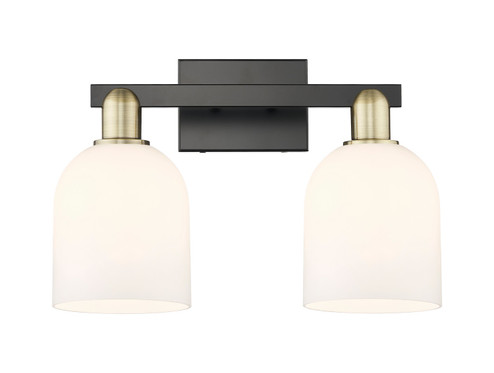 Arcadia Two Light Bath Vanity in Black Antique Brass (405|716-2W-BAB-G558-6GWH)