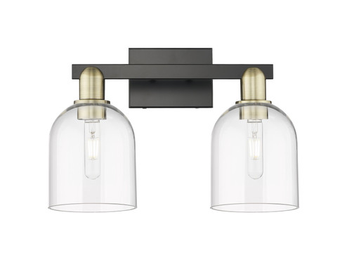 Arcadia Two Light Bath Vanity in Black Antique Brass (405|716-2W-BAB-G558-6CL)