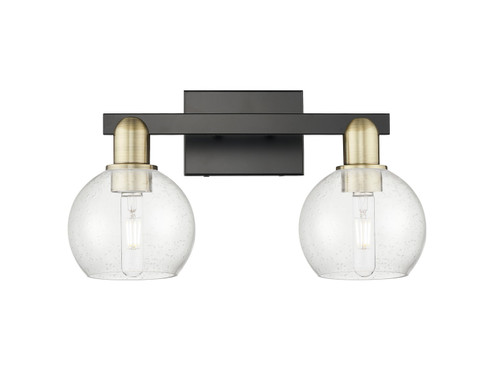 Arcadia Two Light Bath Vanity in Black Antique Brass (405|716-2W-BAB-G124-6)