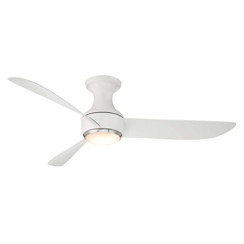 Corona 52'' Ceiling Fan in Brushed Nickel/Matte White (441|FH-W2203-52L-BN/MW)