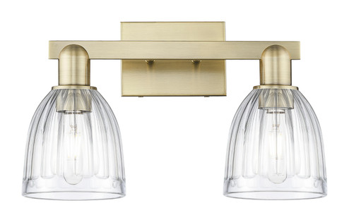 Arcadia Two Light Bath Vanity in Antique Brass (405|716-2W-AB-G442)