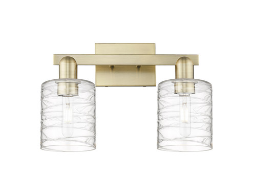 Arcadia Two Light Bath Vanity in Antique Brass (405|716-2W-AB-G1113)