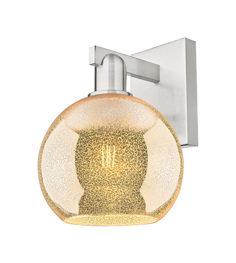 Arcadia One Light Wall Sconce in Brushed Satin Nickel (405|716-1W-SN-G128-8)