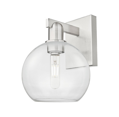 Arcadia One Light Wall Sconce in Brushed Satin Nickel (405|716-1W-SN-G122-8)