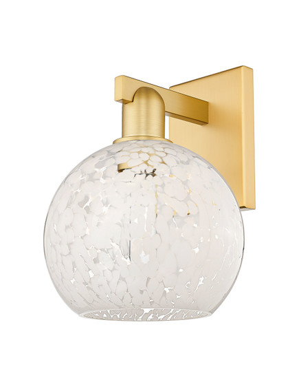 Arcadia One Light Wall Sconce in Satin Gold (405|716-1W-SG-G1216-8WM)