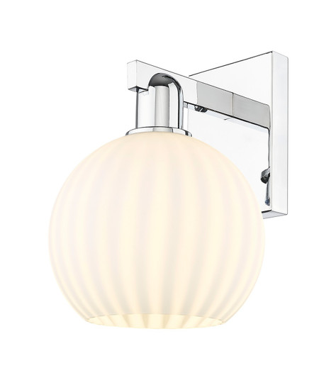 Arcadia One Light Wall Sconce in Polished Chrome (405|716-1W-PC-G1217-8WV)