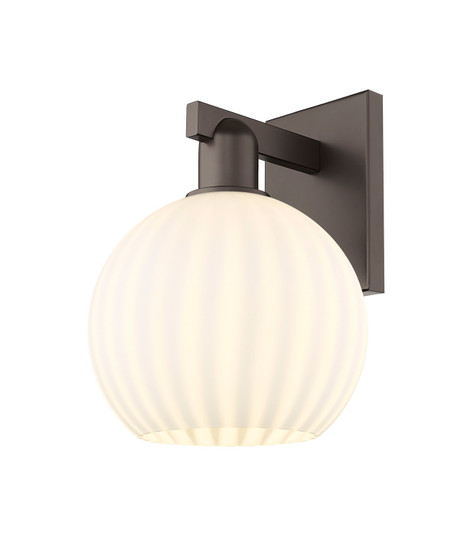 Arcadia One Light Wall Sconce in Oil Rubbed Bronze (405|716-1W-OB-G1217-8WV)