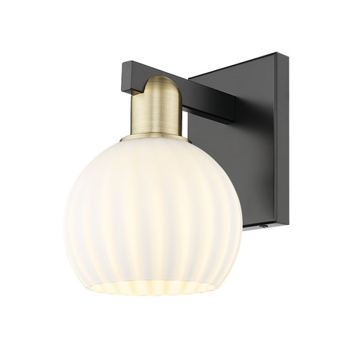 Arcadia One Light Wall Sconce in Black Antique Brass (405|716-1W-BAB-G1217-6WV)