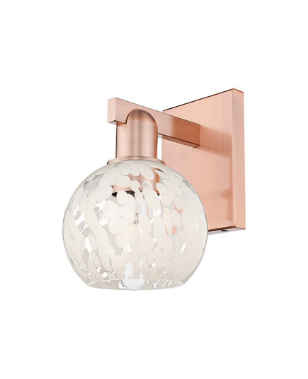 Arcadia One Light Wall Sconce in Antique Copper (405|716-1W-AC-G1216-6WM)
