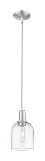 Arcadia One Light Mini Pendant in Brushed Satin Nickel (405|716-1S-SN-G558-6CL)