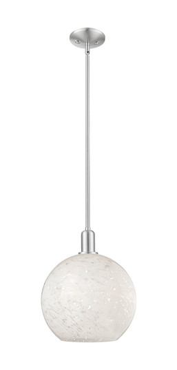 Arcadia One Light Mini Pendant in Brushed Satin Nickel (405|716-1S-SN-G1216-12WM)