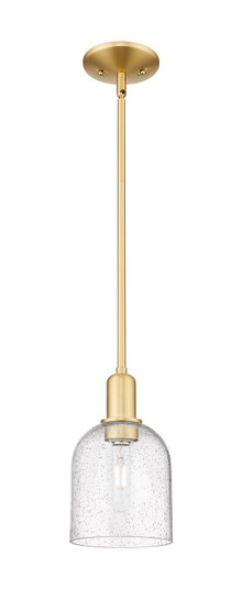 Arcadia One Light Mini Pendant in Satin Gold (405|716-1S-SG-G558-6SDY)