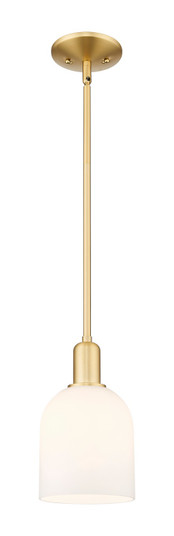 Arcadia One Light Mini Pendant in Satin Gold (405|716-1S-SG-G558-6GWH)