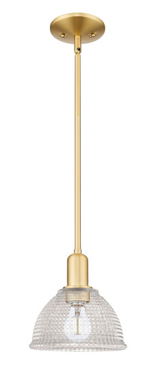 Arcadia One Light Mini Pendant in Satin Gold (405|716-1S-SG-G422)
