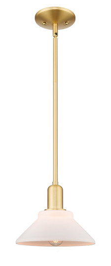 Arcadia One Light Mini Pendant in Satin Gold (405|716-1S-SG-G131)