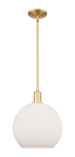 Arcadia One Light Mini Pendant in Satin Gold (405|716-1S-SG-G121-12)