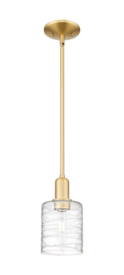 Arcadia One Light Mini Pendant in Satin Gold (405|716-1S-SG-G1113)