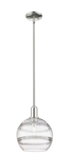 Arcadia One Light Mini Pendant in Polished Nickel (405|716-1S-PN-G556-10CL)