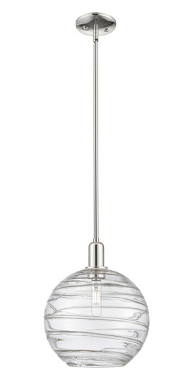 Arcadia One Light Mini Pendant in Polished Nickel (405|716-1S-PN-G1213-12CL)