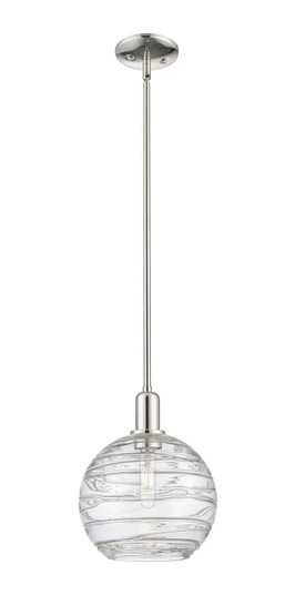 Arcadia One Light Mini Pendant in Polished Nickel (405|716-1S-PN-G1213-10CL)
