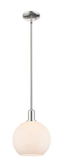 Arcadia One Light Mini Pendant in Polished Nickel (405|716-1S-PN-G121-10)