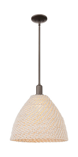 Arcadia One Light Mini Pendant in Oil Rubbed Bronze (405|716-1S-OB-RBD-16-NAT)