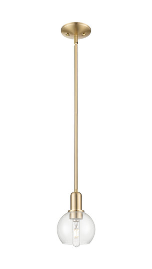 Arcadia One Light Mini Pendant in Champagne Bronze (405|716-1S-CB-G122-6)